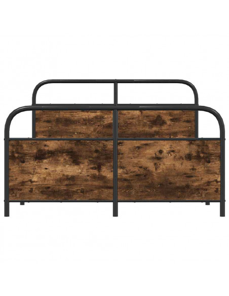 Giroletto senza Materasso Rovere Fumo 120x200 cm in Truciolato