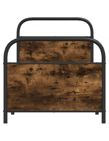 Giroletto senza Materasso Rovere Fumo 75x190 cm in Truciolato