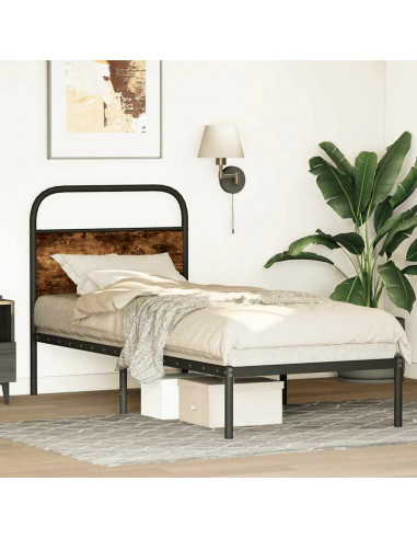 Giroletto senza Materasso Rovere Fumo 75x190 cm in Truciolato