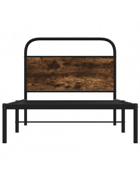 Giroletto senza Materasso Rovere Fumo 90x200 cm in Truciolato