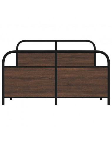 Giroletto senza Materasso Rovere Marrone 120x190 cm Truciolato