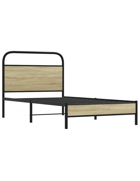 Giroletto senza Materasso Rovere Sonoma 100x200cm in Truciolato