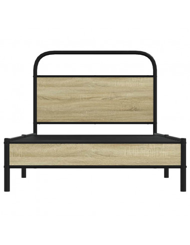 Giroletto senza Materasso Rovere Sonoma 100x200cm in Truciolato