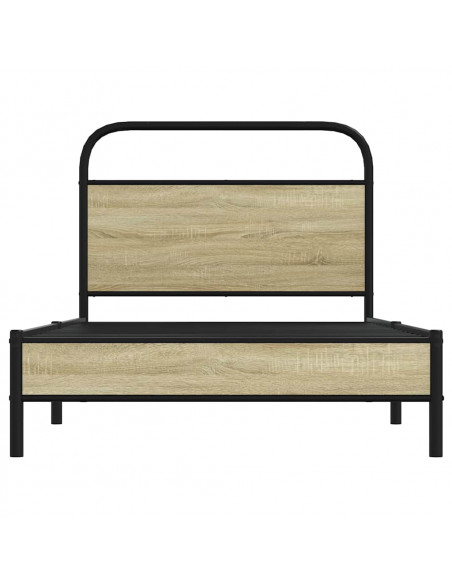 Giroletto senza Materasso Rovere Sonoma 100x200cm in Truciolato