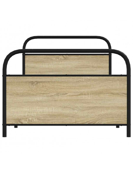 Giroletto senza Materasso Rovere Sonoma 100x200cm in Truciolato