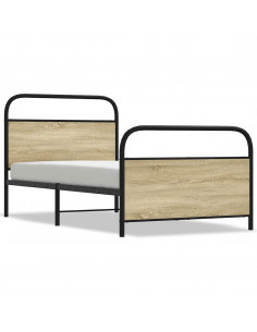 Giroletto senza Materasso Rovere Sonoma 107x203cm in Truciolato 2