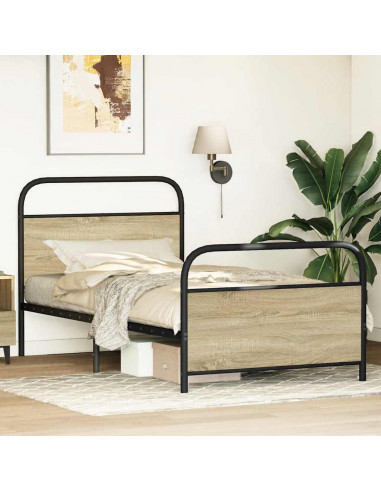 Giroletto senza Materasso Rovere Sonoma 107x203cm in Truciolato