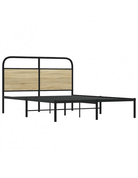 Giroletto senza Materasso Rovere Sonoma 120x190cm in Truciolato