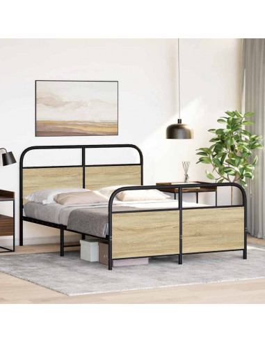 Giroletto senza Materasso Rovere Sonoma 120x200cm in Truciolato