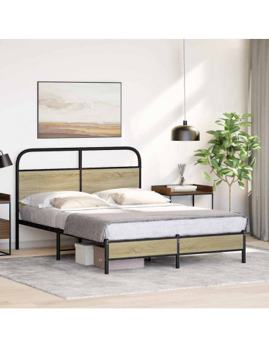 Giroletto senza Materasso Rovere Sonoma 120x200cm in Truciolato