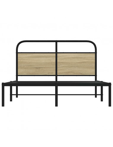 Giroletto senza Materasso Rovere Sonoma 135x190cm in Truciolato