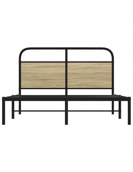 Giroletto senza Materasso Rovere Sonoma 135x190cm in Truciolato