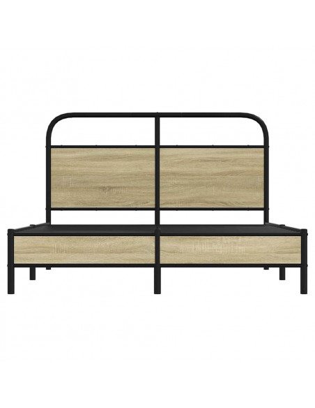 Giroletto senza Materasso Rovere Sonoma 140x190cm in Truciolato