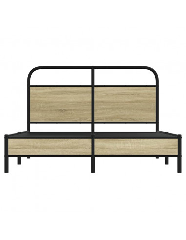 Giroletto senza Materasso Rovere Sonoma 140x200cm in Truciolato