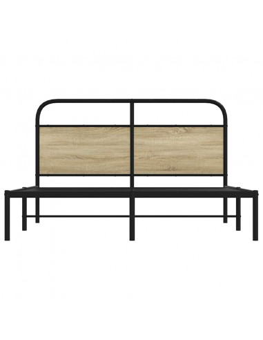 Giroletto senza Materasso Rovere Sonoma 150x200cm in Truciolato