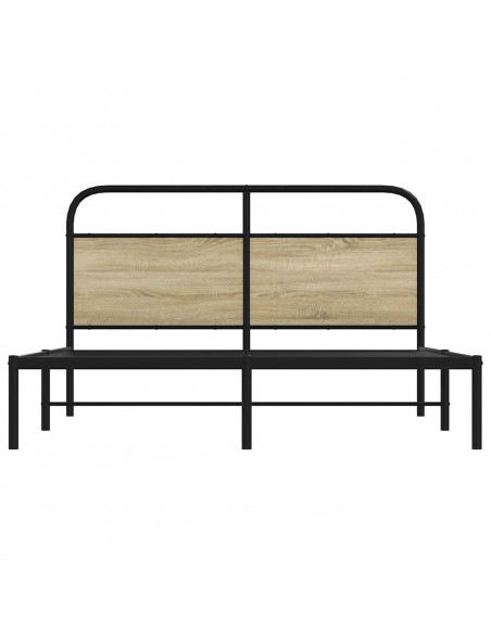 Giroletto senza Materasso Rovere Sonoma 150x200cm in Truciolato