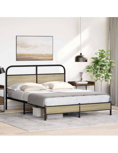 Giroletto senza Materasso Rovere Sonoma 150x200cm in Truciolato