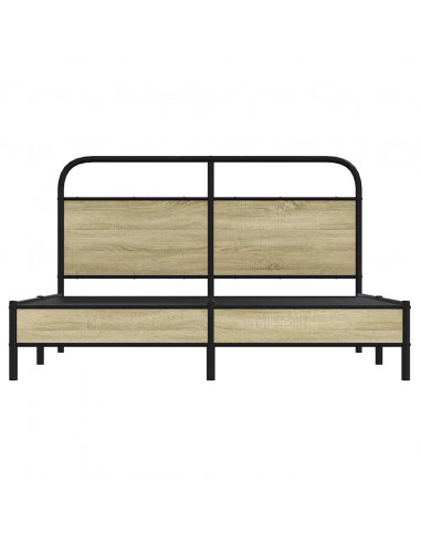 Giroletto senza Materasso Rovere Sonoma 150x200cm in Truciolato