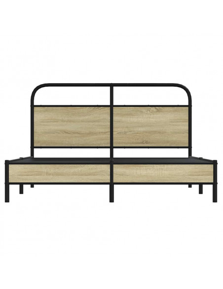 Giroletto senza Materasso Rovere Sonoma 150x200cm in Truciolato