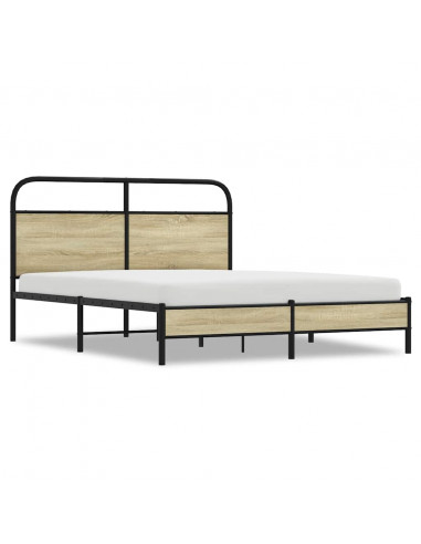 Giroletto senza Materasso Rovere Sonoma 160x200cm in Truciolato