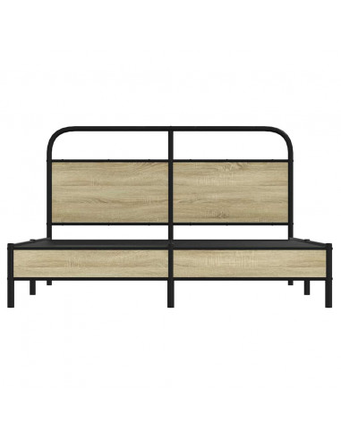 Giroletto senza Materasso Rovere Sonoma 160x200cm in Truciolato