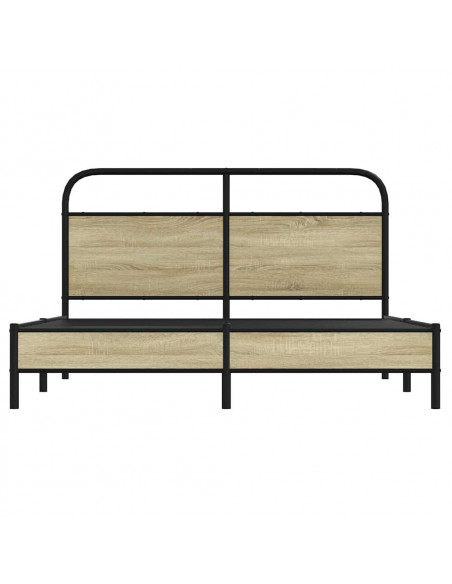 Giroletto senza Materasso Rovere Sonoma 160x200cm in Truciolato