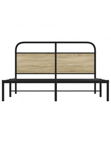 Giroletto senza Materasso Rovere Sonoma 160x200cm in Truciolato