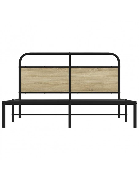 Giroletto senza Materasso Rovere Sonoma 160x200cm in Truciolato
