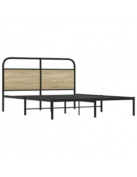 Giroletto senza Materasso Rovere Sonoma 160x200cm in Truciolato