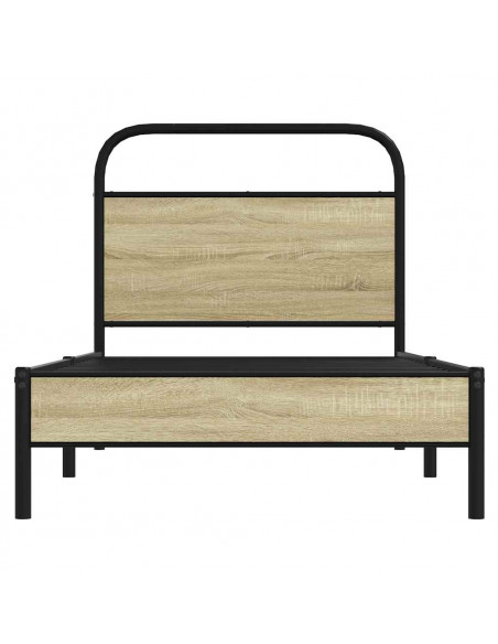 Giroletto senza Materasso Rovere Sonoma 75x190 cm in Truciolato