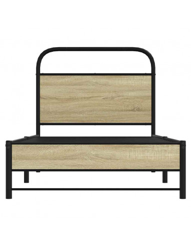 Giroletto senza Materasso Rovere Sonoma 75x190 cm in Truciolato