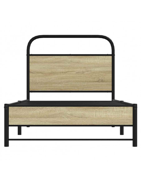 Giroletto senza Materasso Rovere Sonoma 75x190 cm in Truciolato