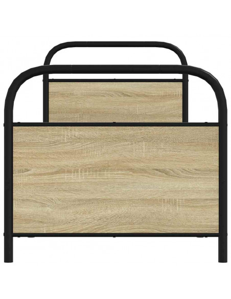 Giroletto senza Materasso Rovere Sonoma 75x190 cm in Truciolato
