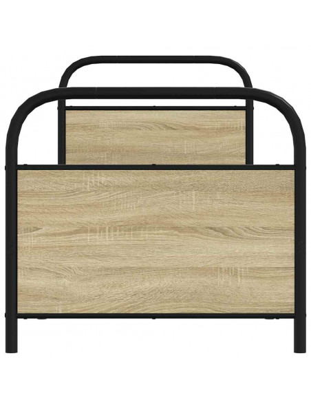 Giroletto senza Materasso Rovere Sonoma 80x200 cm in Truciolato