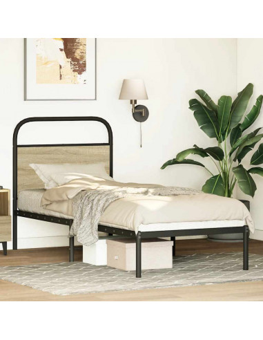 Giroletto senza Materasso Rovere Sonoma 80x200 cm in Truciolato