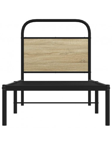 Giroletto senza Materasso Rovere Sonoma 80x200 cm in Truciolato