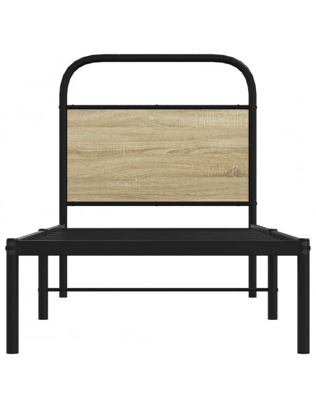 Giroletto senza Materasso Rovere Sonoma 80x200 cm in Truciolato