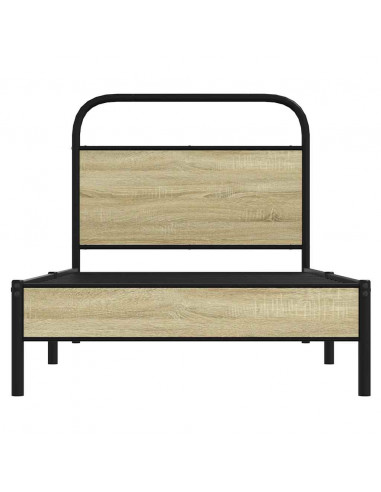 Giroletto senza Materasso Rovere Sonoma 80x200 cm in Truciolato