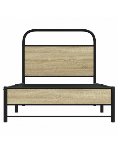 Giroletto senza Materasso Rovere Sonoma 80x200 cm in Truciolato