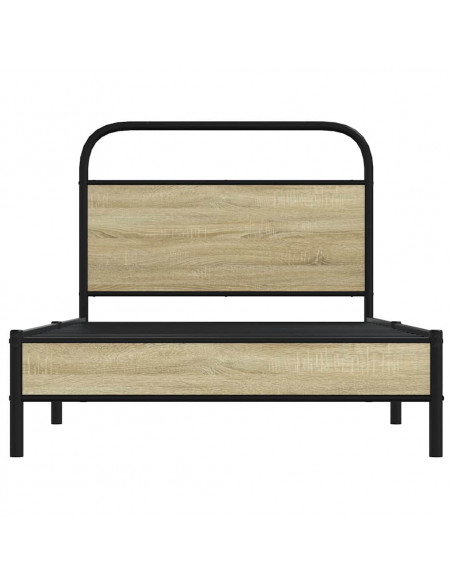 Giroletto senza Materasso Rovere Sonoma 90x200 cm in Truciolato