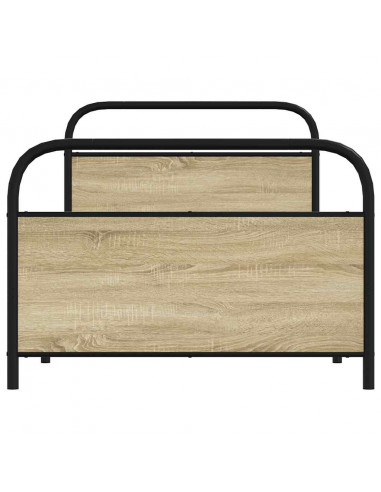 Giroletto senza Materasso Rovere Sonoma 90x200 cm in Truciolato