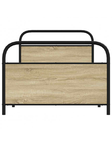 Giroletto senza Materasso Rovere Sonoma 90x200 cm in Truciolato