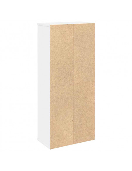 Mobile da Bagno con Portarotolo Bianco 39x22x90 cm