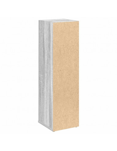 Mobile da Bagno con Portarotolo Grigio Sonoma 20,5x22x72 cm