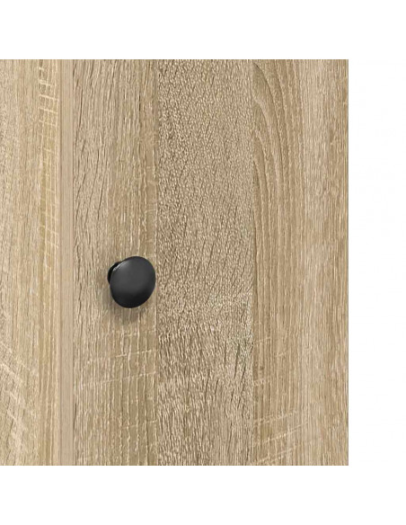 Mobile da Bagno con Portarotolo Rovere Sonoma 20,5x22x72 cm