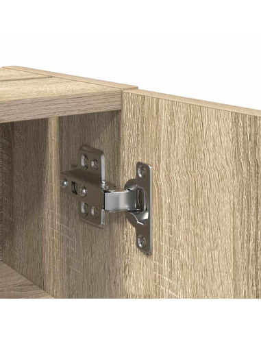 Mobile da Bagno con Portarotolo Rovere Sonoma 20,5x22x72 cm