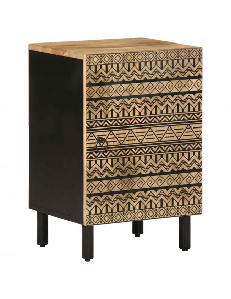 Set Mobili da Bagno 5 pz in Legno Massello di Mango