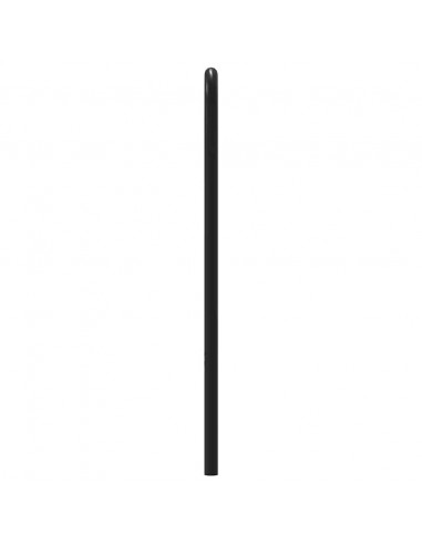 Testiera Rovere Fumo 120 cm in Acciaio e Legno Multistrato