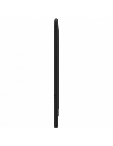 Testiera Rovere Fumo 200 cm in Acciaio e Legno Multistrato