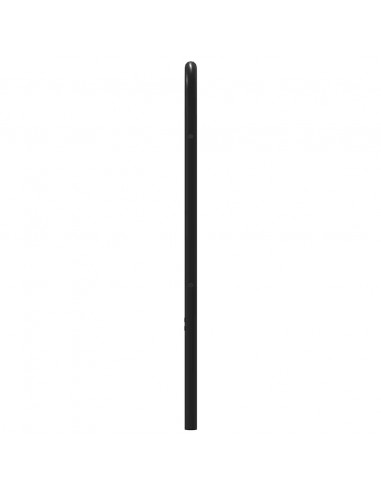 Testiera Rovere Fumo 80 cm in Acciaio e Legno Multistrato